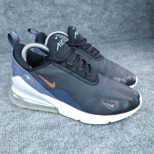 Nike Air Max 270 Shoes Boys Size 7Y Black Blue Red FV4070-001 Sneakers Running